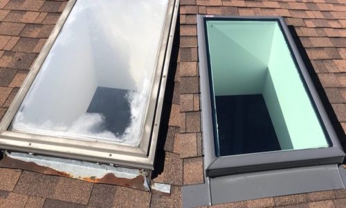 skylight before after