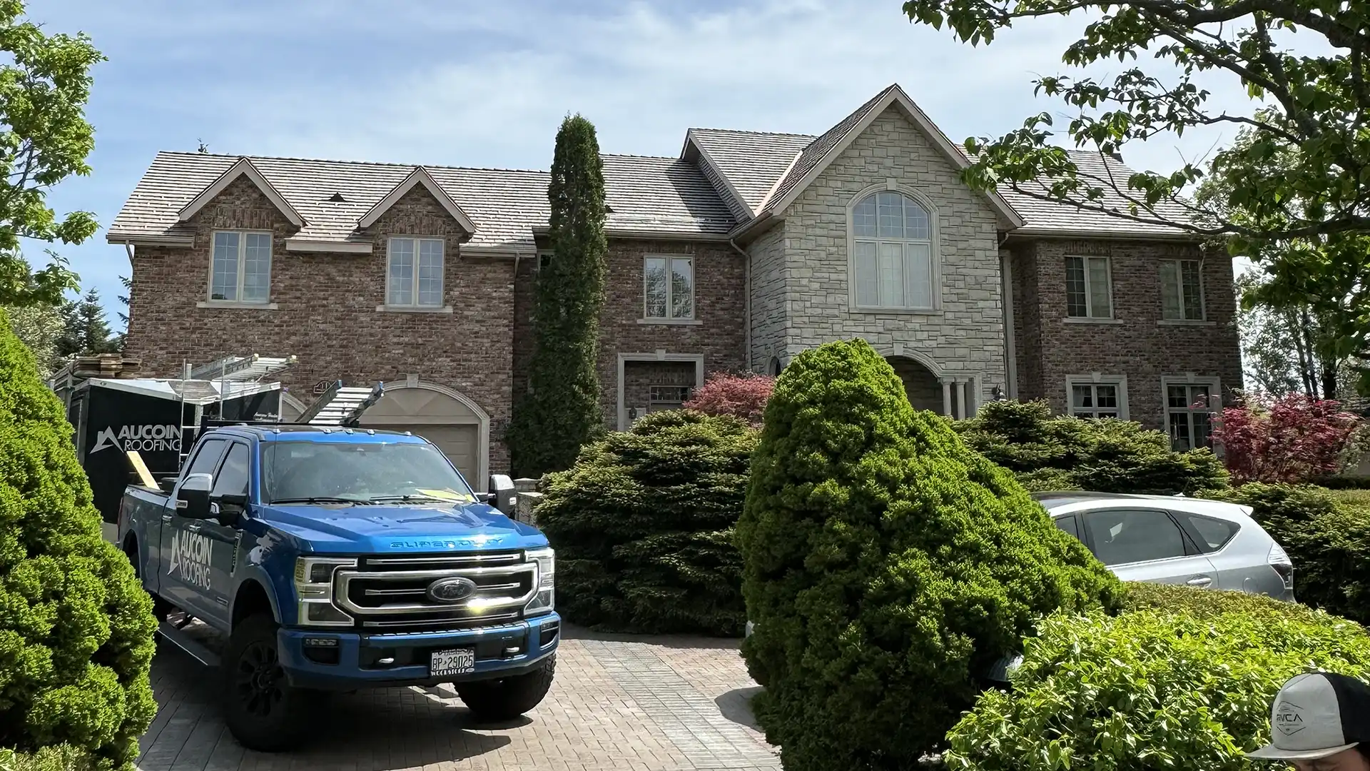 Composite Cedar Shake Roof Replacement with Copper Flashings