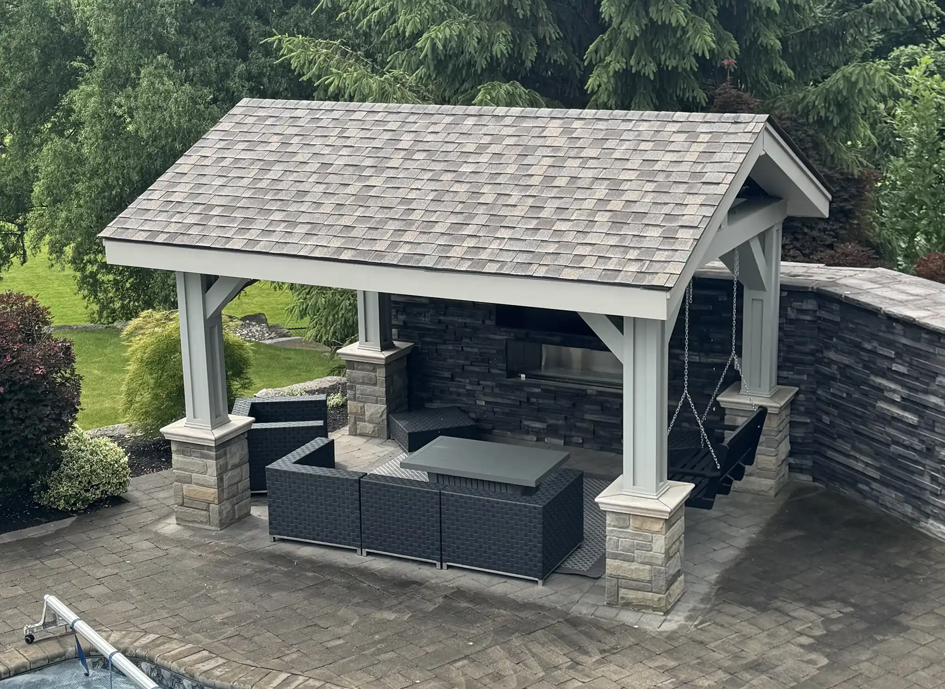 Luxury Estate Roof Installation with CertainTeed Landmark Pro – Out Building 1 copy